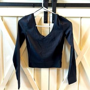 Black Longsleeve lululemon align long sleeve, size 2